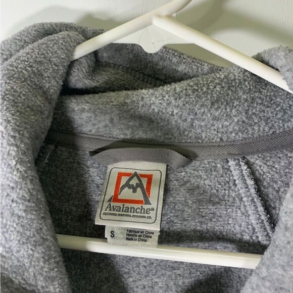 Avalanche Small Grey Fleece Zip Up Jacket‎ - Picture 3 of 4
